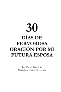 30 días de oración por mi futura esposa