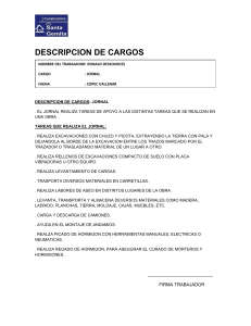 DESCRIPCION DE CARGOS JORNAL