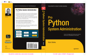 Pro Python System Administration - Learn to manage and monitor your network, web servers, and databases with Python ( PDFDrive )