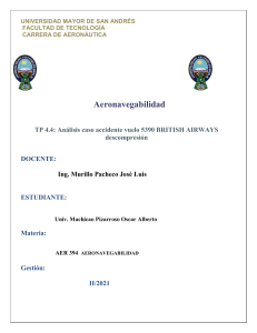 TP 4.4 Analisis caso accidente vuelo 5390 BRITISH AIRWAYS descompresion