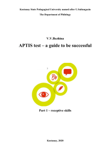 bezhina vv aptis test a guide to be successful part 1 recept