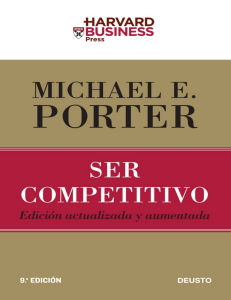 Michael E. Porter Ser Competitivo