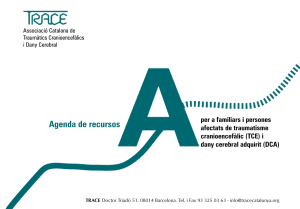 Agenda TRACE dany cerebral 2011