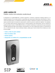 AXIS-EVPA8004VE
