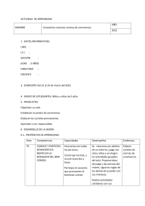 ACTIVIDAD  DE APRENDIZAJE DEL 21 AL 25