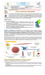 GUIA 1. LA CELULA