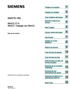 WINCC V7.4.- Trabajar con Wincc
