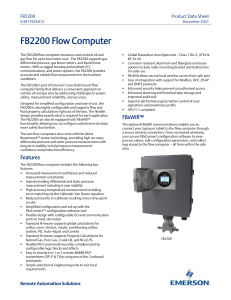 FB2200 Flow Computer