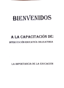 PROYECTOS DE INTERVENCIÓN EDUCATIVA OBLIGATORIA.
