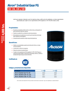 Akron Industrial Gear FG ISO 150-220 - 320