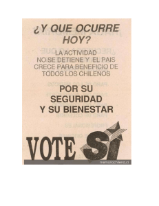 panfletos políticos dictadura en Chile