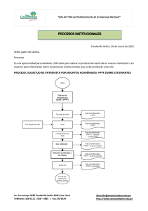 PROCESOS INSTITUCIONALES