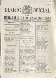 Listado de ascensos y promociones del ministerio de defensa 1939