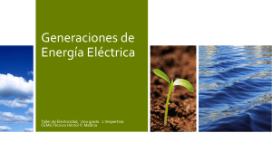 Generaciones de Energía Eléctrica, 7mo grado