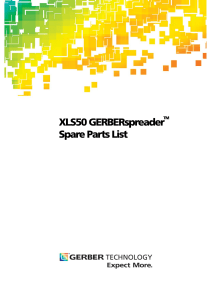 6-1025 Spare Parts List XLs50 