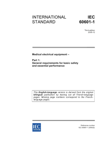 IEC 60601-1 ed 3.0