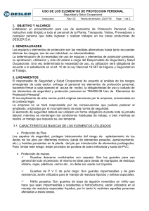 I04SS-02 USO DE LOS ELEMENTOS DE PROTECCION PERSONAL