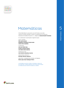 Matematicas 5 Libro Santillana SH