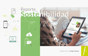 Reporte de Sostenibilidad FALABELLA RETAIL 2019