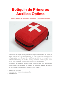 Botiquín de Primeros Auxilios Óptimo Cruz Roja Española (1)