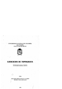 EJERCICIOS DE TOPOGRAFIA