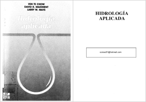 Ven Te Chow -Hidrologia Aplicada