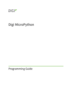 Manual xBee - Digi MicroPython