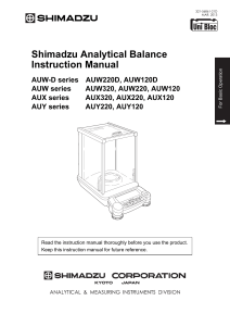 shimadzu-analytical-balance-aux-Manual