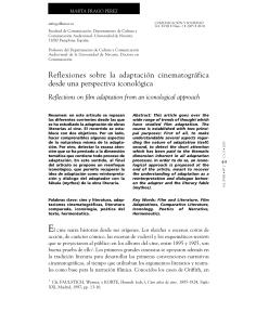 reflexiones sobre adaptación cinematográfica