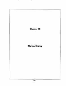 Capitulo 17. Cadenas de Markov