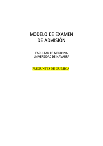 modelo prueba academica admision MedUNAV