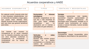 Acuerdos cooperativos y AAEE
