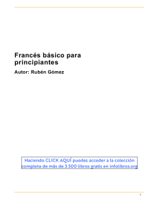 1. Frances básico para principiantes autor Rubén Gómez