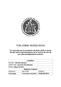 TOM JOBIM BOSSA NOVA (1)