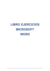 LIBRO EJERCICIOS MICROSOFT WORD