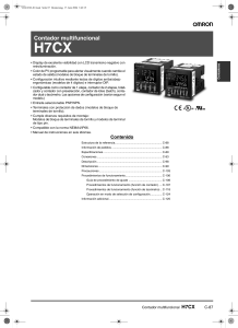 Contador multifuncional H7CX
