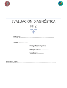 Evaluacion diagnóstico-Kinder 