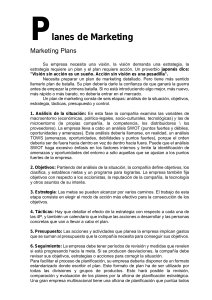 Lectura 2 Plan de Marketing
