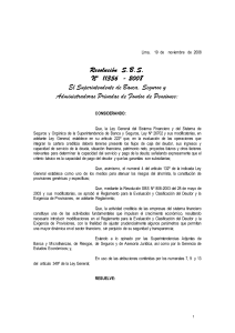 RESOLUCION SBS 11356-2008 -REGLAMENTO DE CLASIFICACION DE DEUDOR Y EXIGENCIA DE PROVISIONES