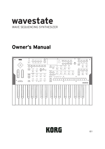 Korg Wavestate - Manual de usuario Español