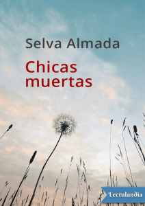 CHICAS MUERTAS- SELVA ALMADA