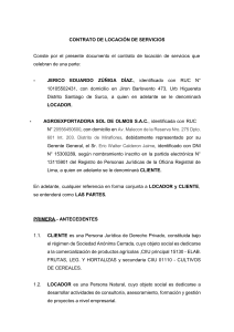 Contrato de Locación Servicios No. 017-2022 AESDO