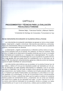 Procedimiento y tecnicas para la evaluacion forense