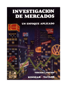 Kinnear Taylor Investigacin de mercados