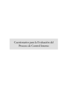 Cuestionario Guía Evaluación