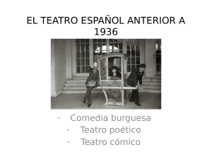 EL TEATRO ESPAÑOL ANTERIOR A 1936