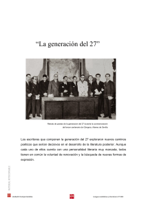Antología La generación del 27