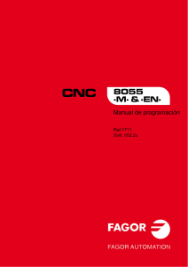 Manual CNC Fagor 8055M