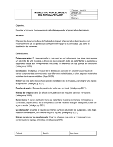 INSTRUCTIVO DE ROTAEVAPORADOR(1)