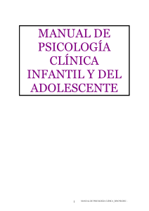 Manual de Psicologia Clinica Infantil y del adolescente - S.A.